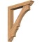 Ekena Millwork Balboa Traditional Smooth Bracket w/ Offset Brace, Western Red Cedar, 5 1/2"W x 32"D x 38"H BKT0604X32X38BOA01SWR - alternate 1